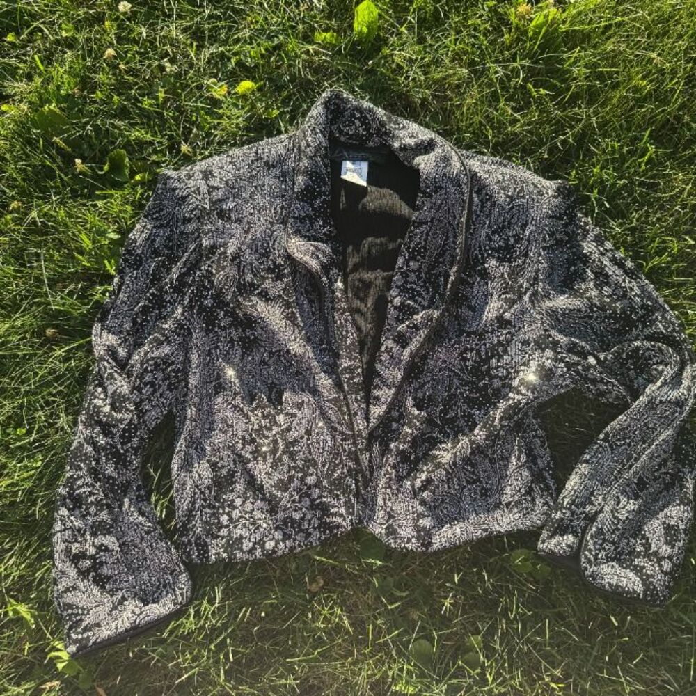 VTG Beaded Fairycore Blazer